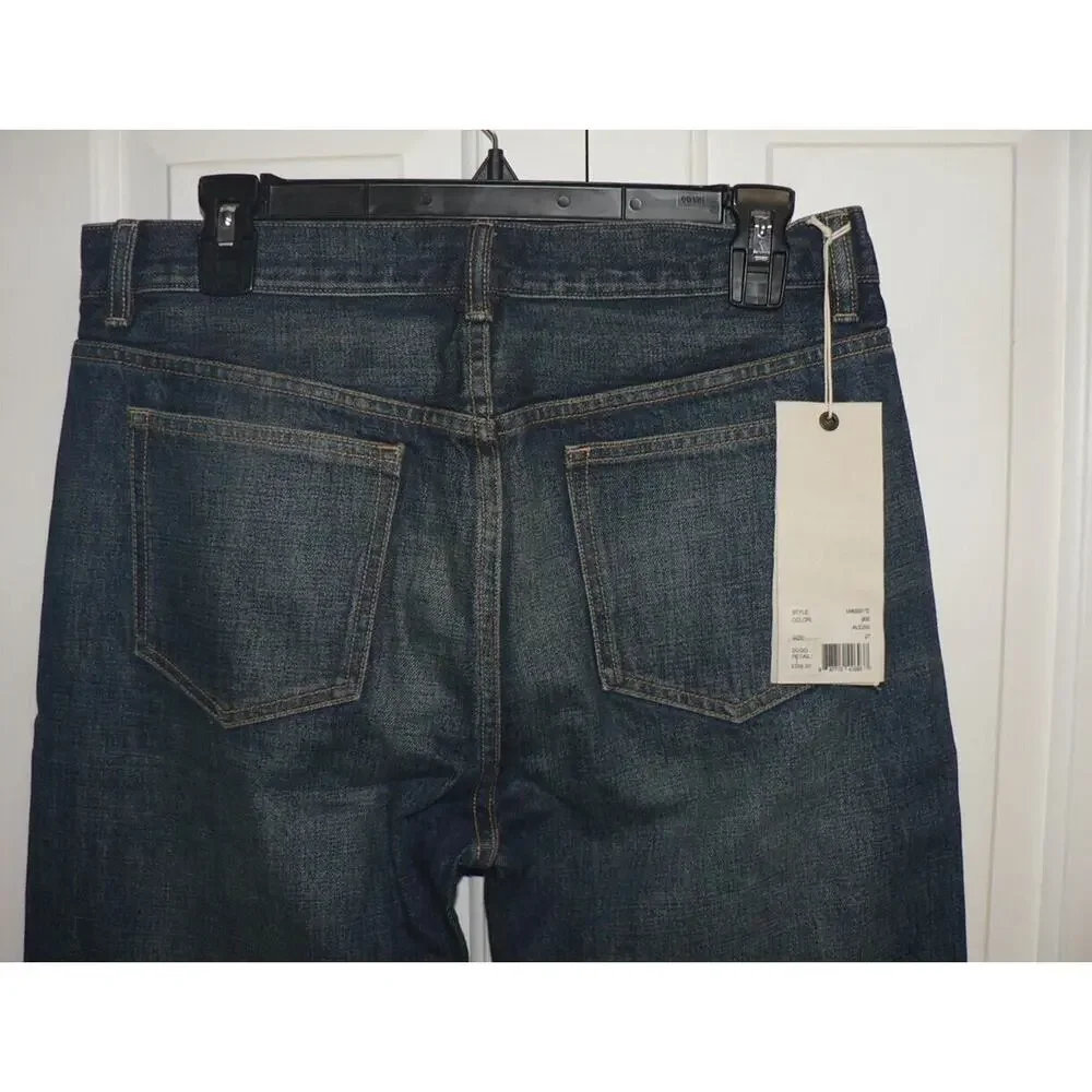 Marc by Marc Jacobs Men's Low Rise Slim Straight Jeans in Worn Indigo 31x34 $228